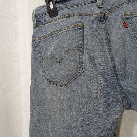 LEVI'S 505 Regular Fit Jeans Straight Leg Room Light Blue Sz 32 X 30 - Picture 6 of 12